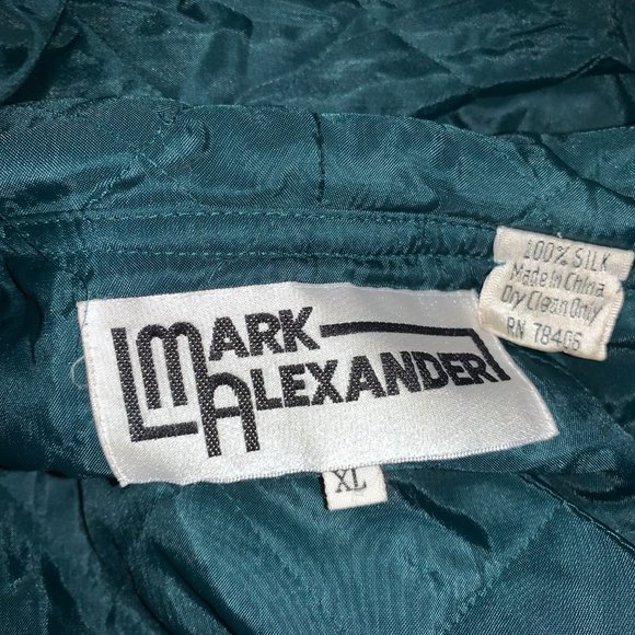Woman Mark Alexander 100% Silk Coat Size XL - Picture 7 of 7